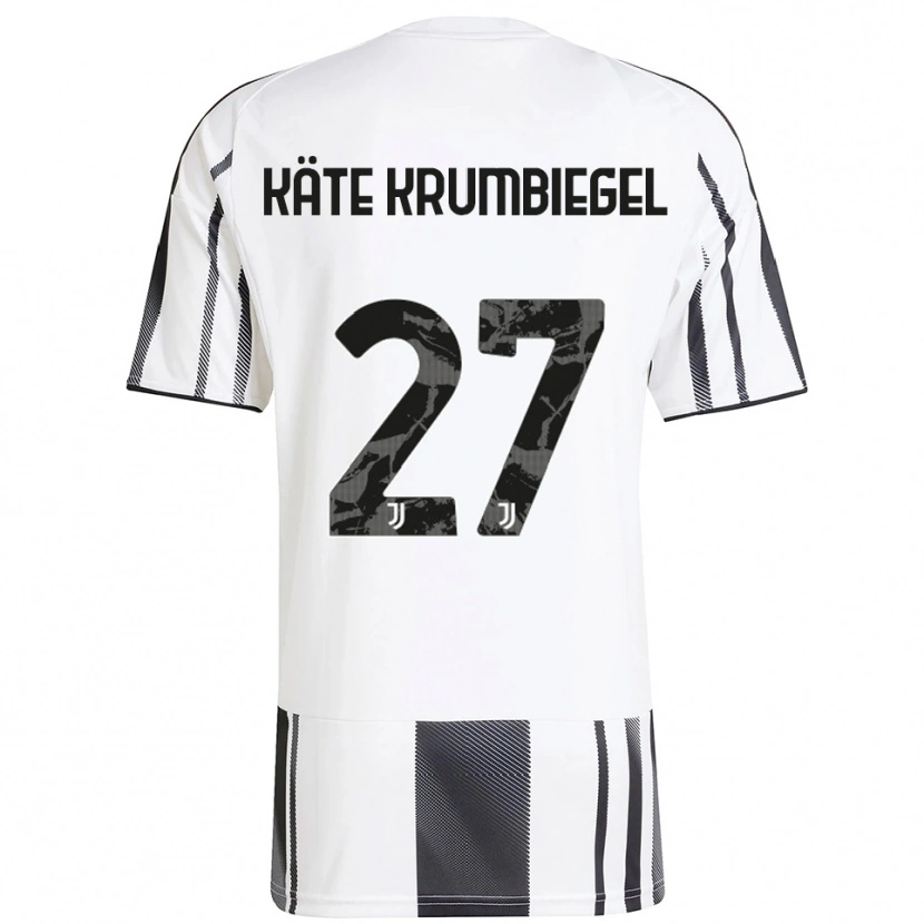Danxen Women Paulina Käte Krumbiegel #27 White Black Home Jersey 2025/26 T-Shirt