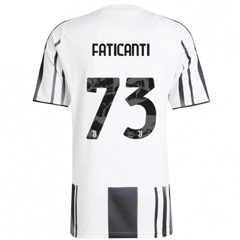 Danxen Women Giacomo Faticanti #73 White Black Home Jersey 2025/26 T-Shirt