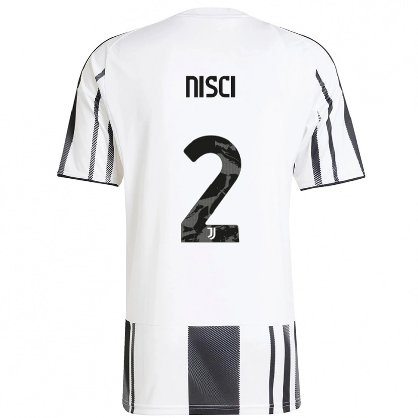 Danxen Women Alessandro Nisci #2 White Black Home Jersey 2025/26 T-Shirt