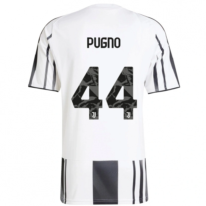 Danxen Women Diego Pugno #44 White Black Home Jersey 2025/26 T-Shirt