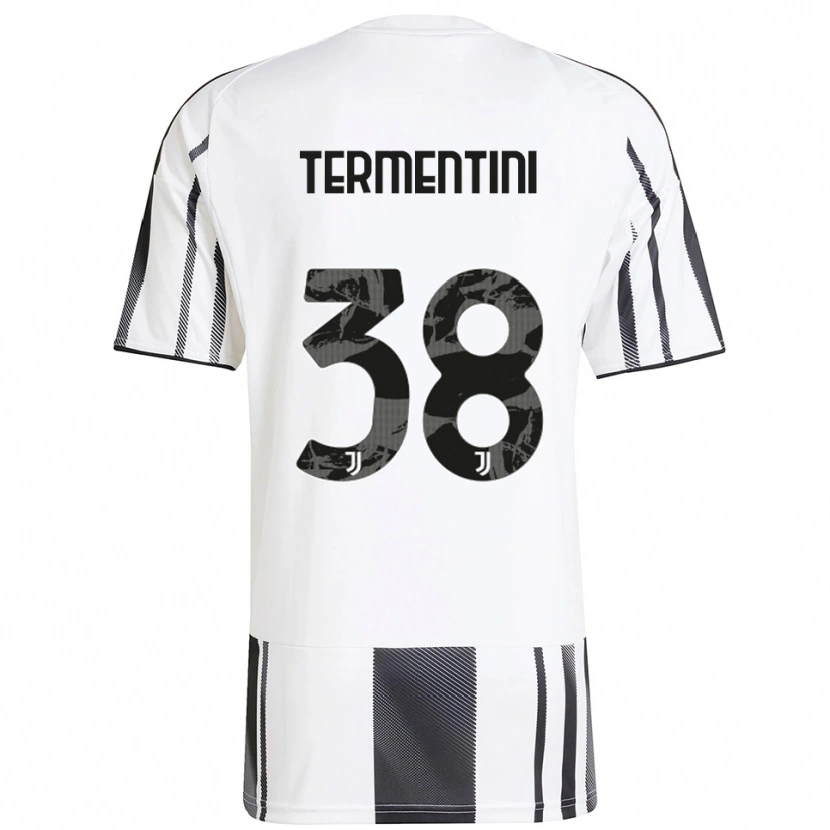 Danxen Women Giorgia Termentini #38 White Black Home Jersey 2025/26 T-Shirt