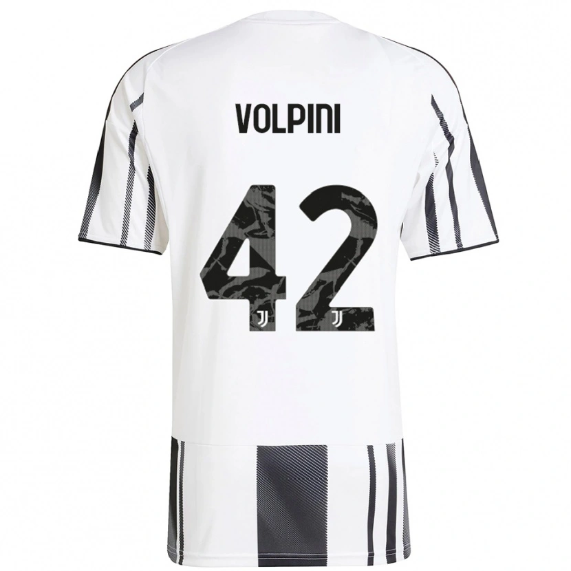 Danxen Women Viola Volpini #42 White Black Home Jersey 2025/26 T-Shirt