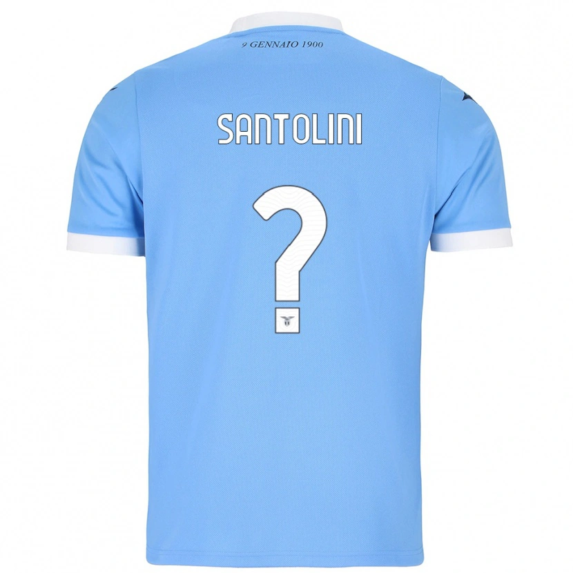 Danxen Women Emanuele Santolini #0 Sky Blue White Home Jersey 2025/26 T-Shirt