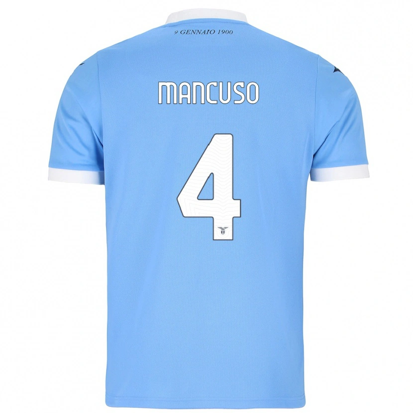 Danxen Women Giulia Mancuso #4 Sky Blue White Home Jersey 2025/26 T-Shirt