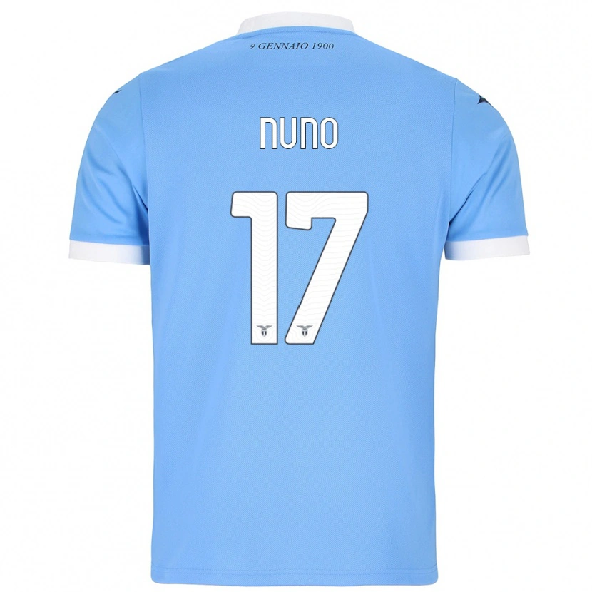 Danxen Women Nuno Tavares #17 Sky Blue White Home Jersey 2025/26 T-Shirt