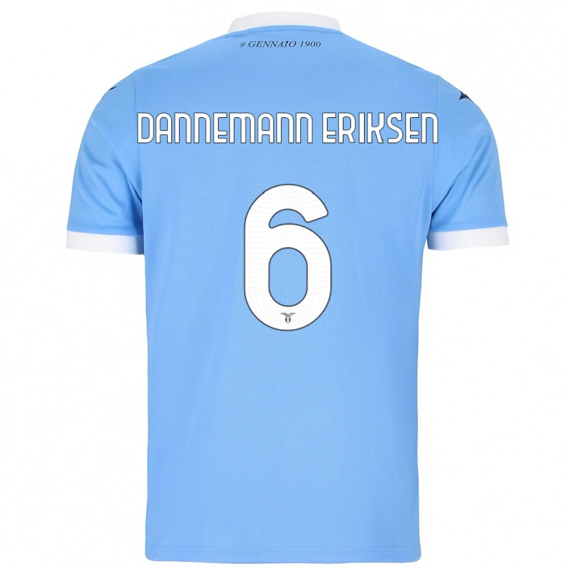 Danxen Women Louise Dannemann Eriksen #6 Sky Blue White Home Jersey 2025/26 T-Shirt