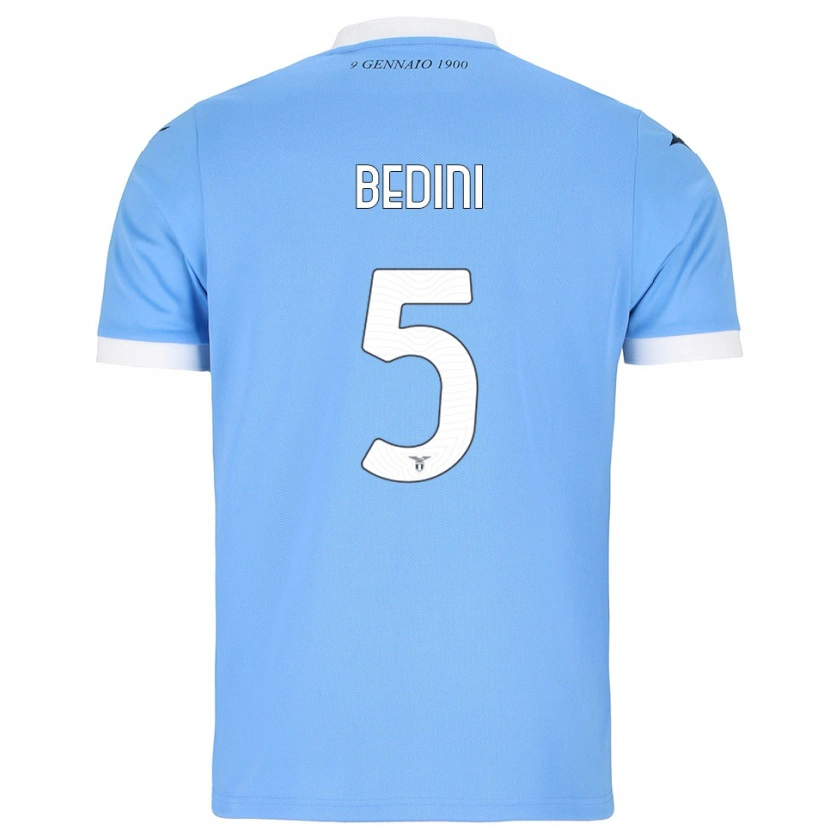 Danxen Women Filippo Bedini #5 Sky Blue White Home Jersey 2025/26 T-Shirt