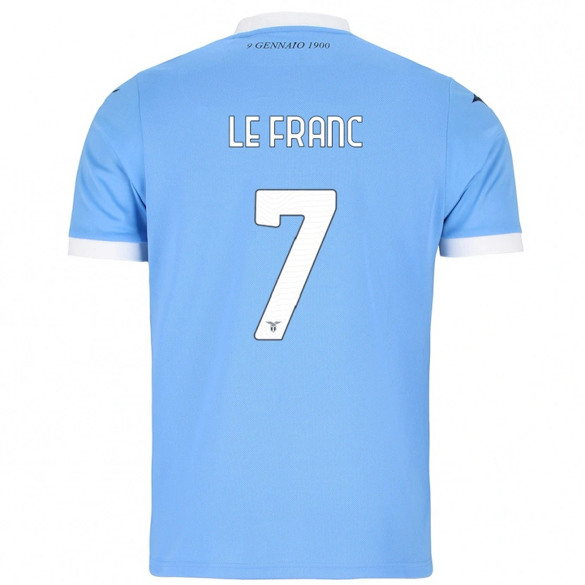 Danxen Women Chloé Le Franc #7 Sky Blue White Home Jersey 2025/26 T-Shirt