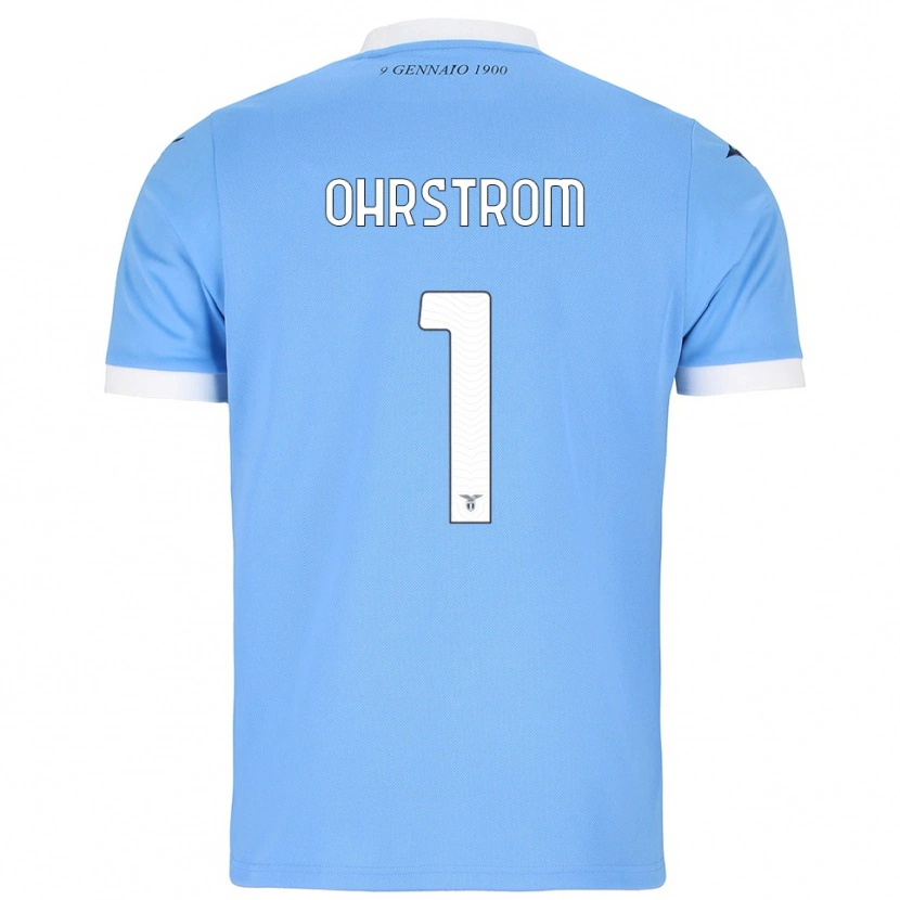 Danxen Women Stephanie Ohrstrom #1 Sky Blue White Home Jersey 2025/26 T-Shirt