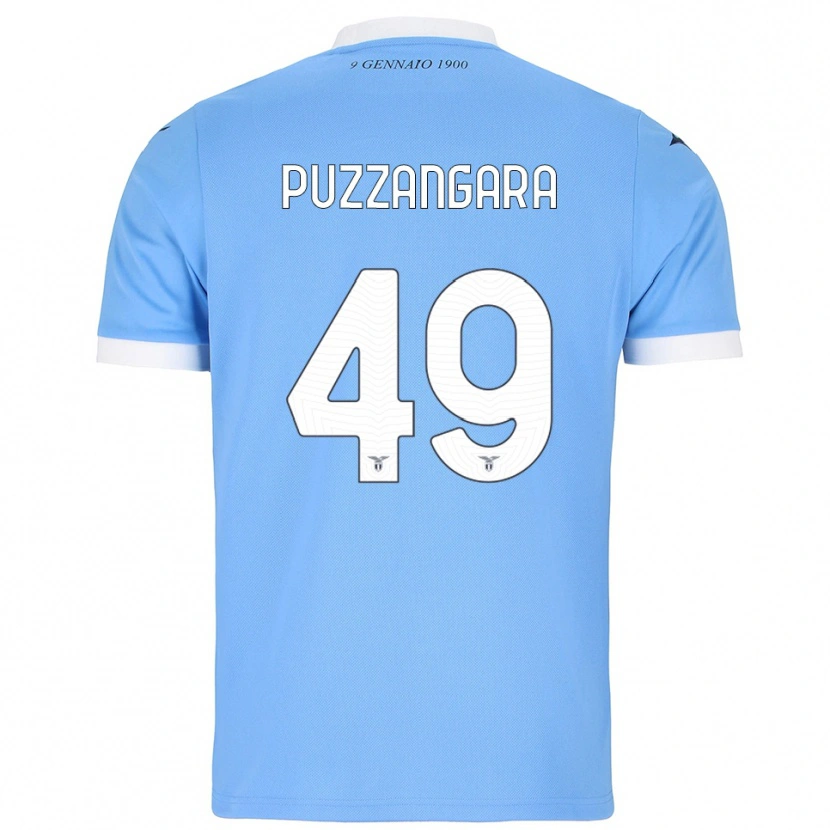 Danxen Women Angelo Antonio Puzzangara #49 Sky Blue White Home Jersey 2025/26 T-Shirt