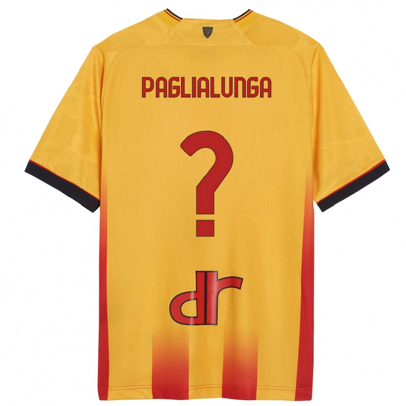 Danxen Women Robert Paglialunga #0 Yellow Orange Home Jersey 2025/26 T-Shirt