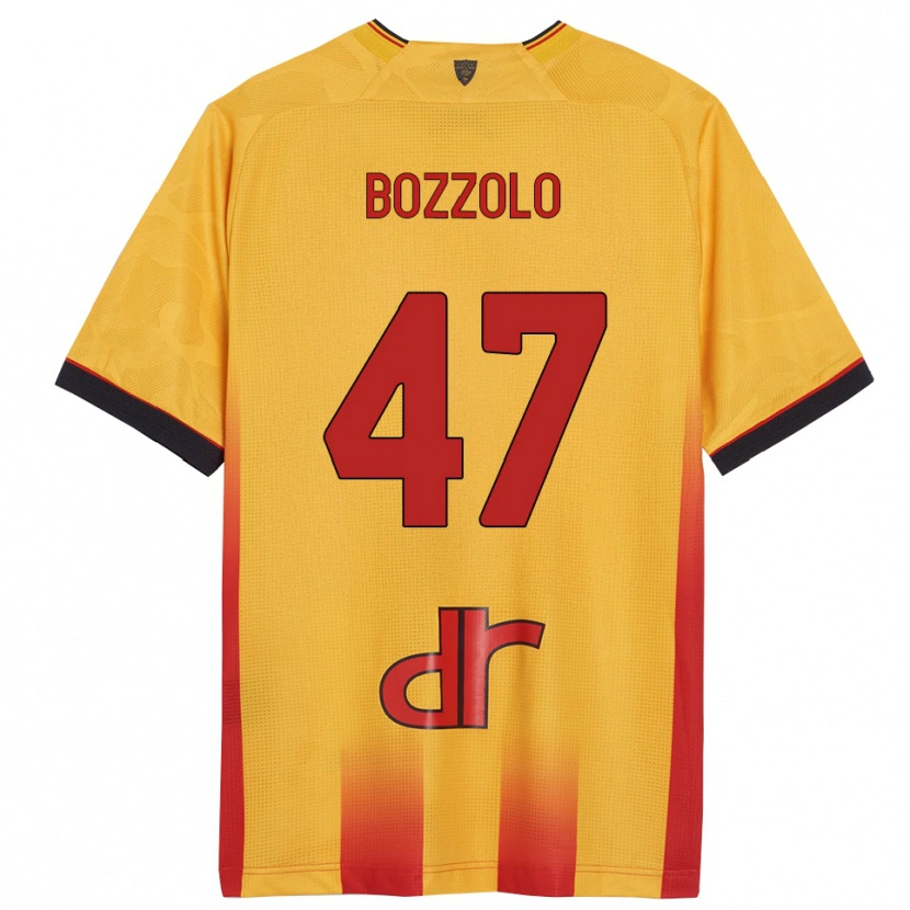 Danxen Women Alessandro Bozzolo #47 Yellow Orange Home Jersey 2025/26 T-Shirt