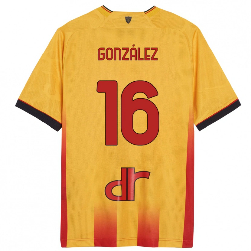 Danxen Women Joan González #16 Yellow Orange Home Jersey 2025/26 T-Shirt