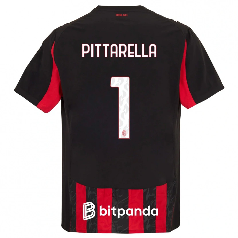 Danxen Women Matteo Pittarella #1 Red Black Home Jersey 2025/26 T-Shirt
