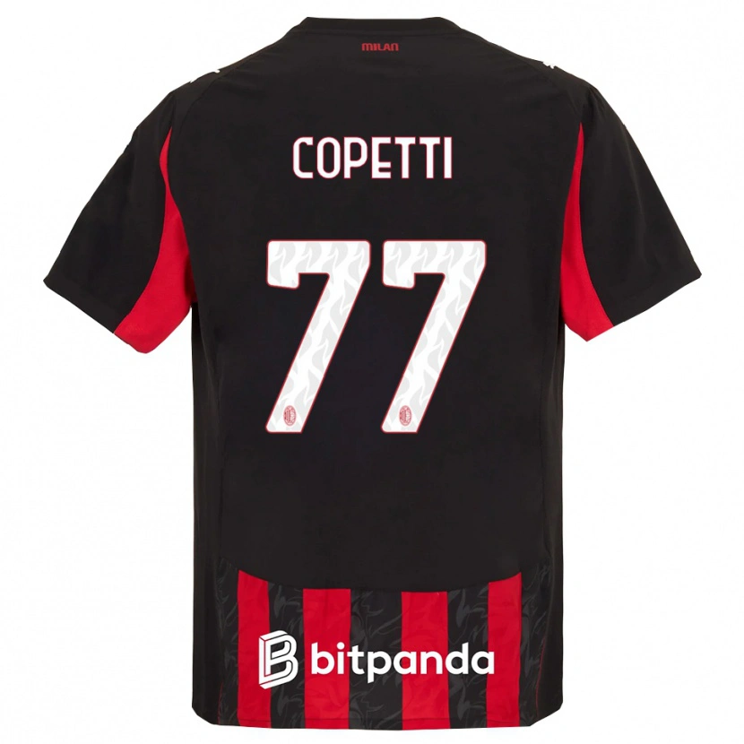 Danxen Women Matilde Copetti #77 Red Black Home Jersey 2025/26 T-Shirt
