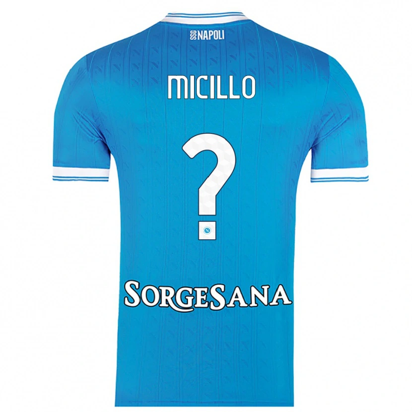 Danxen Women Salvatore Micillo #0 Sky Blue White Home Jersey 2025/26 T-Shirt