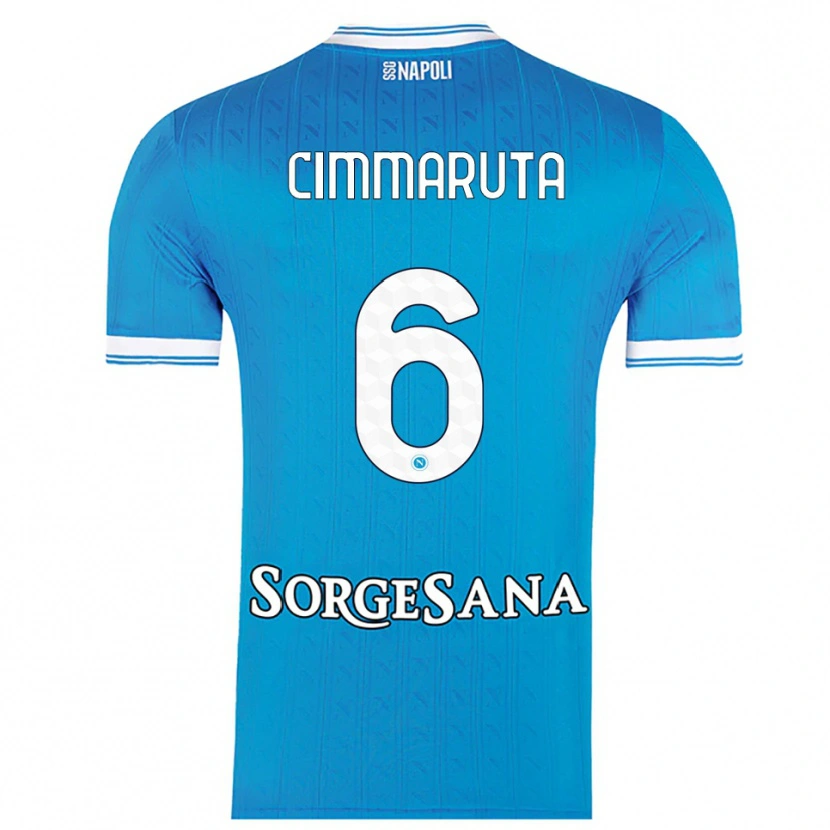 Danxen Women Antonio Cimmaruta #6 Sky Blue White Home Jersey 2025/26 T-Shirt