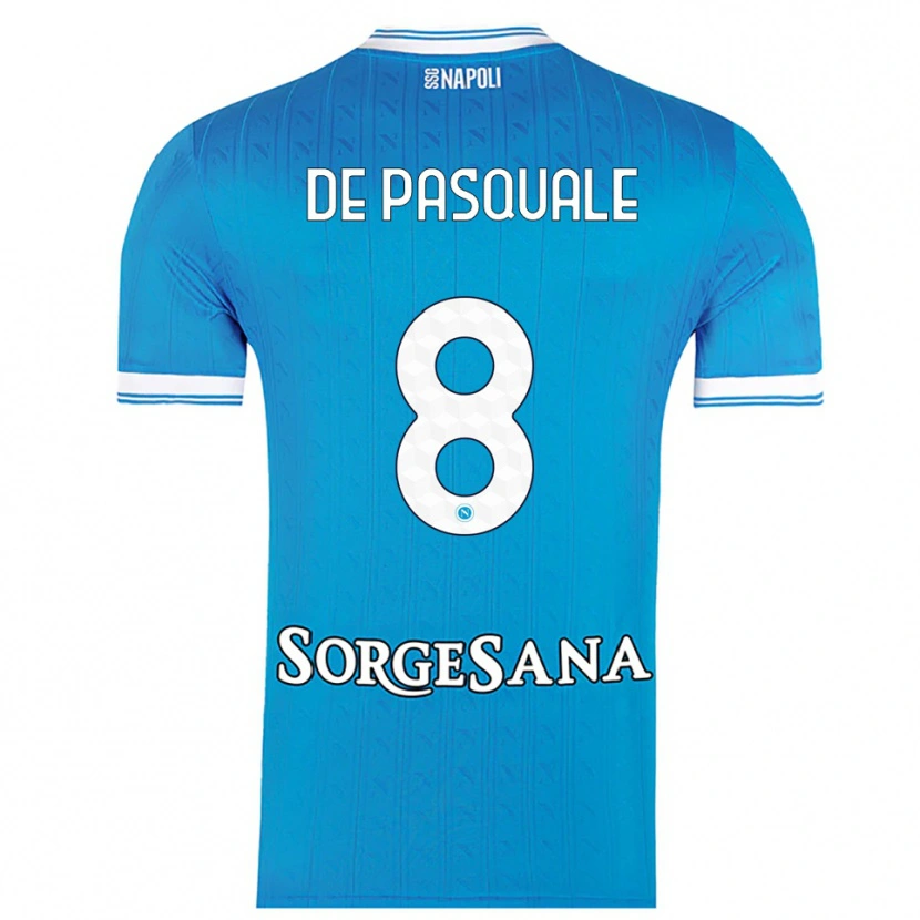 Danxen Women Dylan De Pasquale #8 Sky Blue White Home Jersey 2025/26 T-Shirt