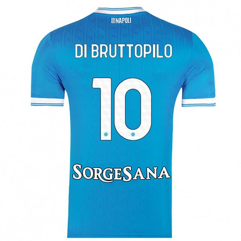 Danxen Women Giuseppe Ambrosino Di Bruttopilo #10 Sky Blue White Home Jersey 2025/26 T-Shirt