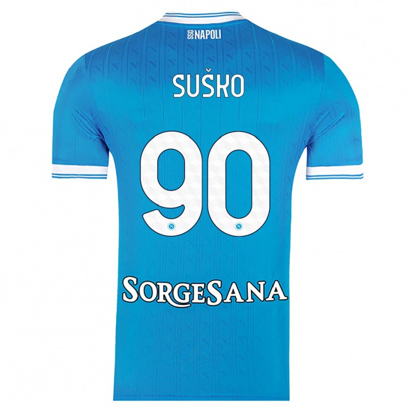 Danxen Women Daniel Suško #90 Sky Blue White Home Jersey 2025/26 T-Shirt