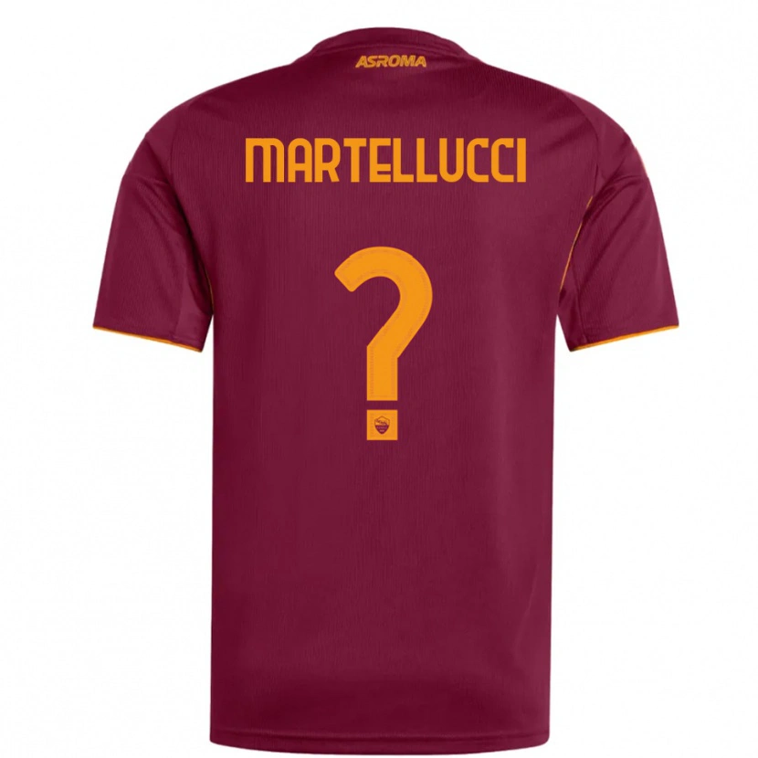 Danxen Women Federico Martellucci #0 Burgundy Orange Home Jersey 2025/26 T-Shirt
