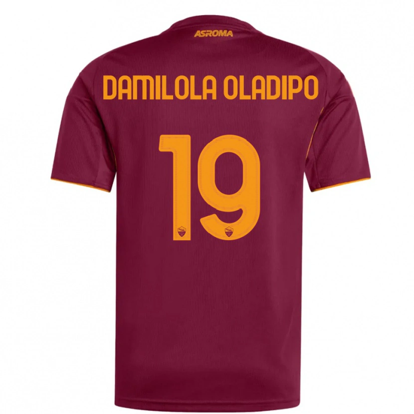 Danxen Women Shukurat Damilola Oladipo #19 Burgundy Orange Home Jersey 2025/26 T-Shirt