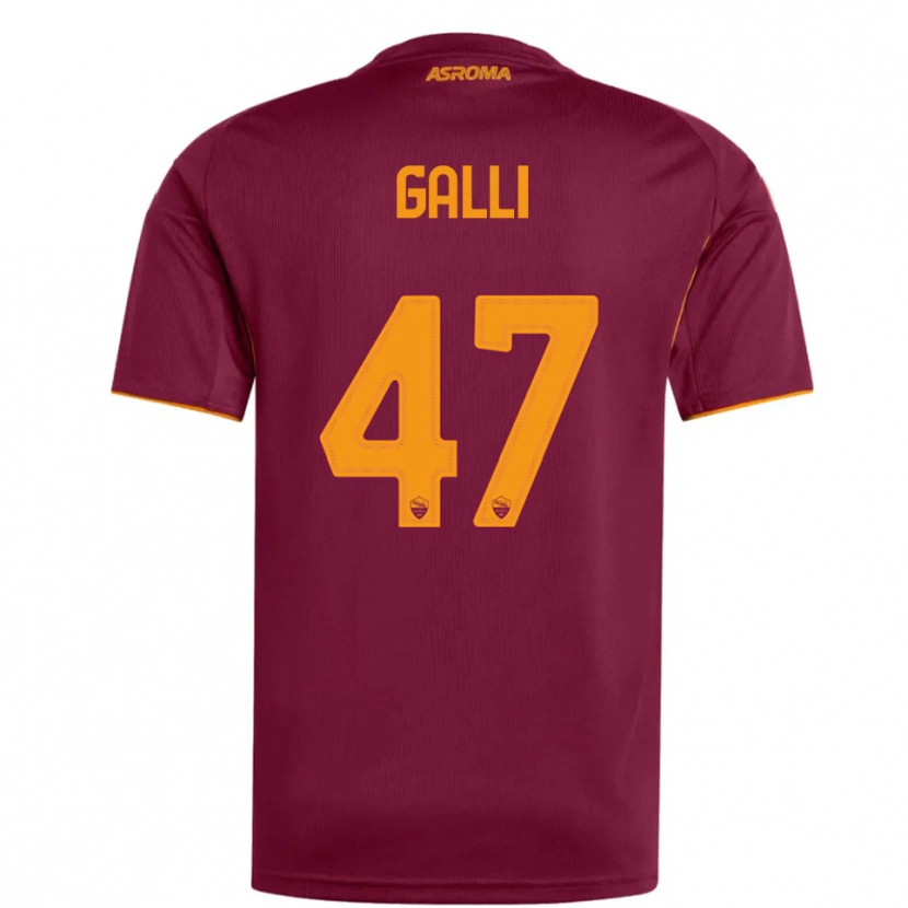 Danxen Women Giulia Galli #47 Burgundy Orange Home Jersey 2025/26 T-Shirt