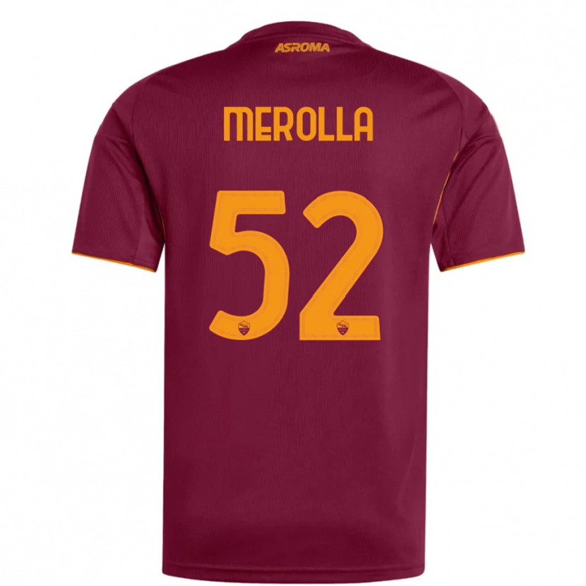 Danxen Women Liliana Merolla #52 Burgundy Orange Home Jersey 2025/26 T-Shirt