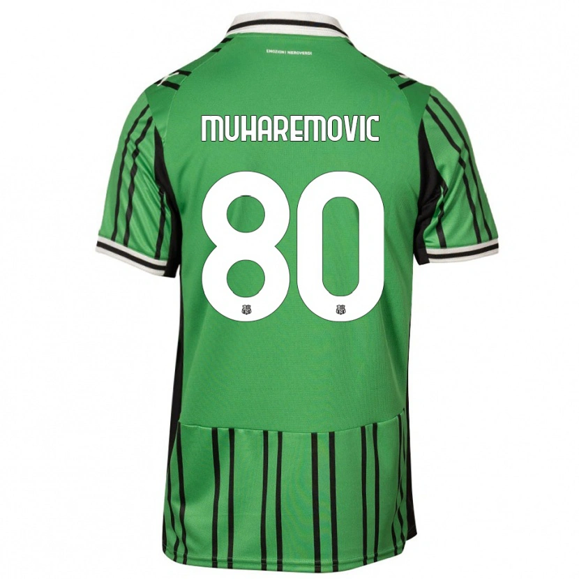Danxen Women Tarik Muharemović #80 Green Black Home Jersey 2025/26 T-Shirt