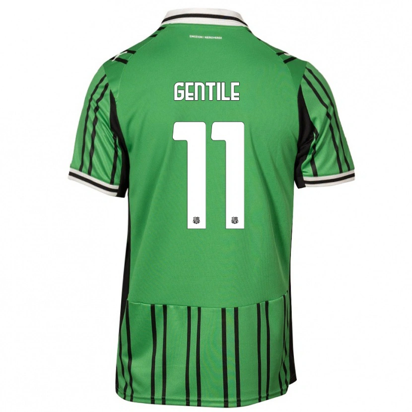 Danxen Women Raffaele Gentile #11 Green Black Home Jersey 2025/26 T-Shirt