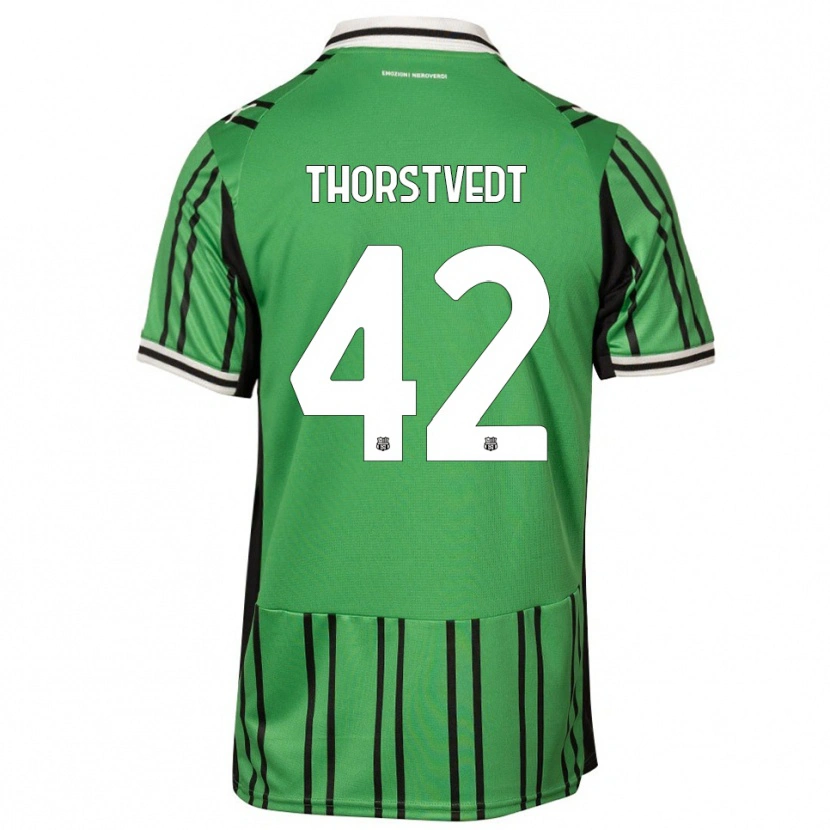 Danxen Women Kristian Thorstvedt #42 Green Black Home Jersey 2025/26 T-Shirt