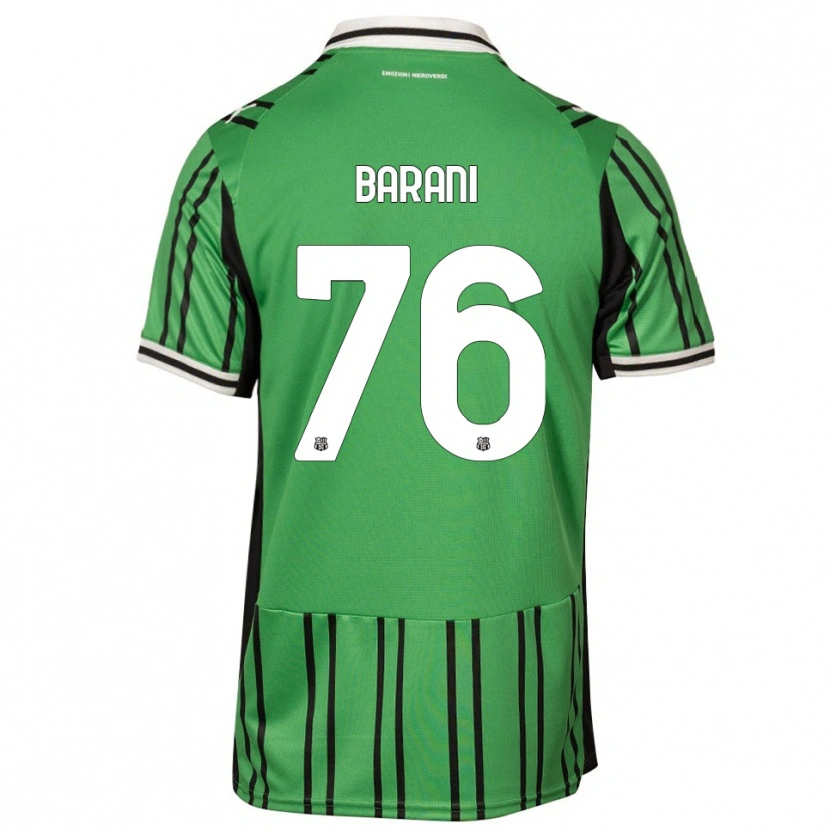 Danxen Women Luca Barani #76 Green Black Home Jersey 2025/26 T-Shirt