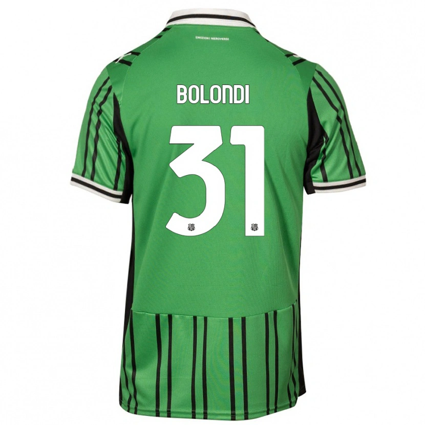 Danxen Women Francesco Bolondi #31 Green Black Home Jersey 2025/26 T-Shirt