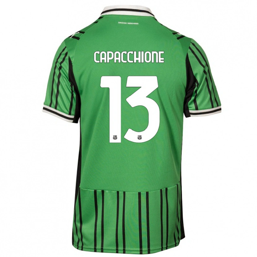 Danxen Women Cristian Capacchione #13 Green Black Home Jersey 2025/26 T-Shirt
