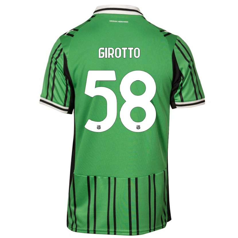 Danxen Women Emma Girotto #58 Green Black Home Jersey 2025/26 T-Shirt