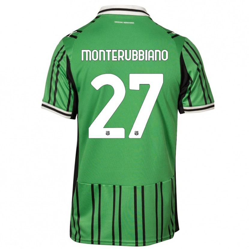 Danxen Women Valeria Monterubbiano #27 Green Black Home Jersey 2025/26 T-Shirt