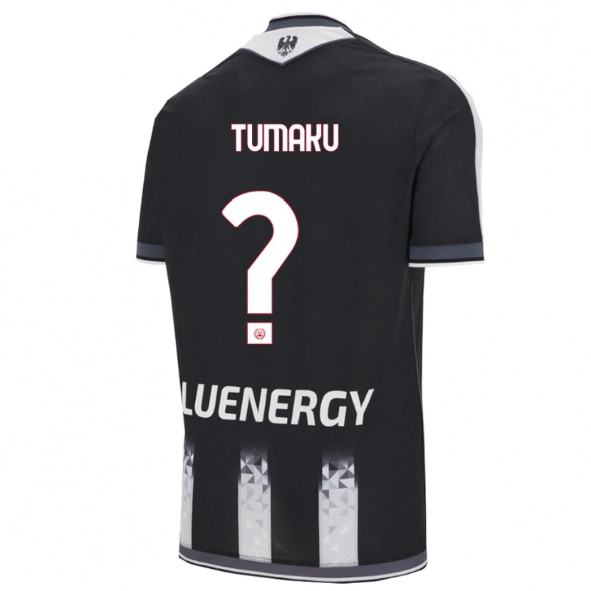 Danxen Women Niccolò Tumaku #0 Black White Home Jersey 2025/26 T-Shirt