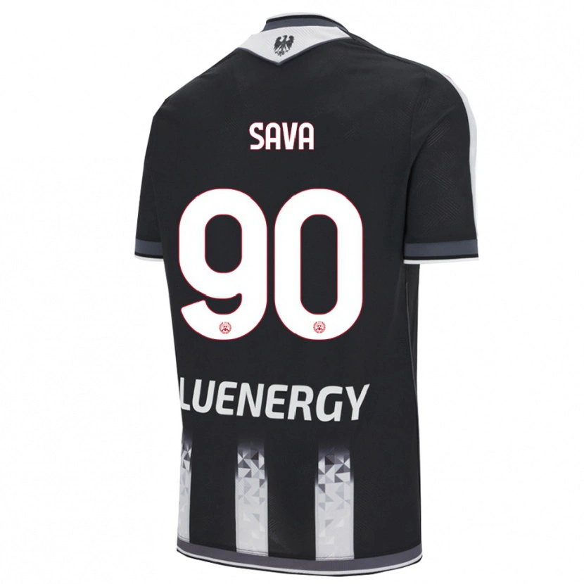 Danxen Women Răzvan Sava #90 Black White Home Jersey 2025/26 T-Shirt