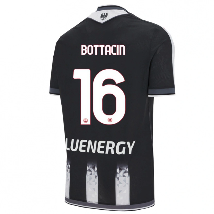 Danxen Women Enrico Bottacin #16 Black White Home Jersey 2025/26 T-Shirt