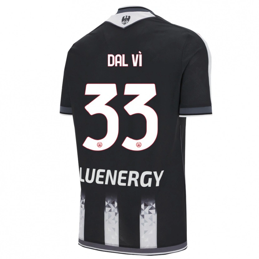 Danxen Women Matteo Dal Vì #33 Black White Home Jersey 2025/26 T-Shirt
