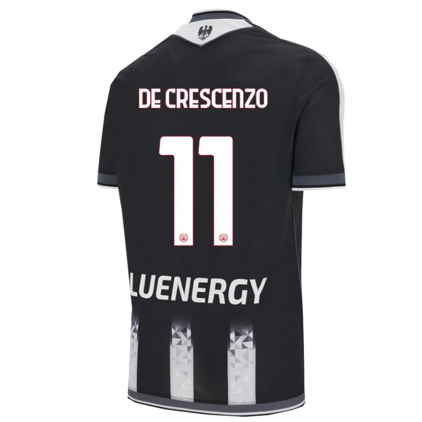 Danxen Women Marco De Crescenzo #11 Black White Home Jersey 2025/26 T-Shirt