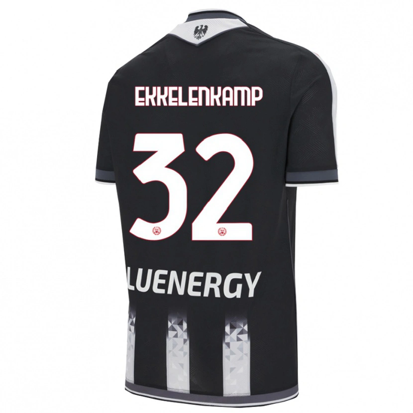 Danxen Women Jurgen Ekkelenkamp #32 Black White Home Jersey 2025/26 T-Shirt