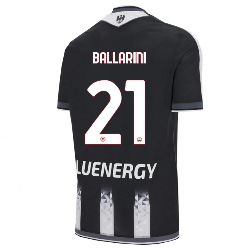 Danxen Women Marco Ballarini #21 Black White Home Jersey 2025/26 T-Shirt