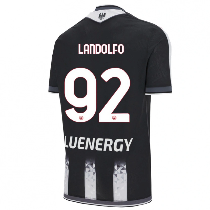 Danxen Women Tommaso Landolfo #92 Black White Home Jersey 2025/26 T-Shirt