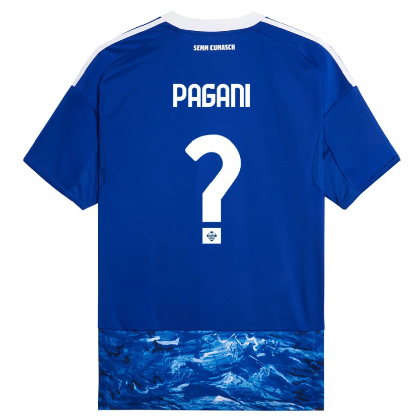 Danxen Women Simone Pagani #0 Blue White Home Jersey 2025/26 T-Shirt