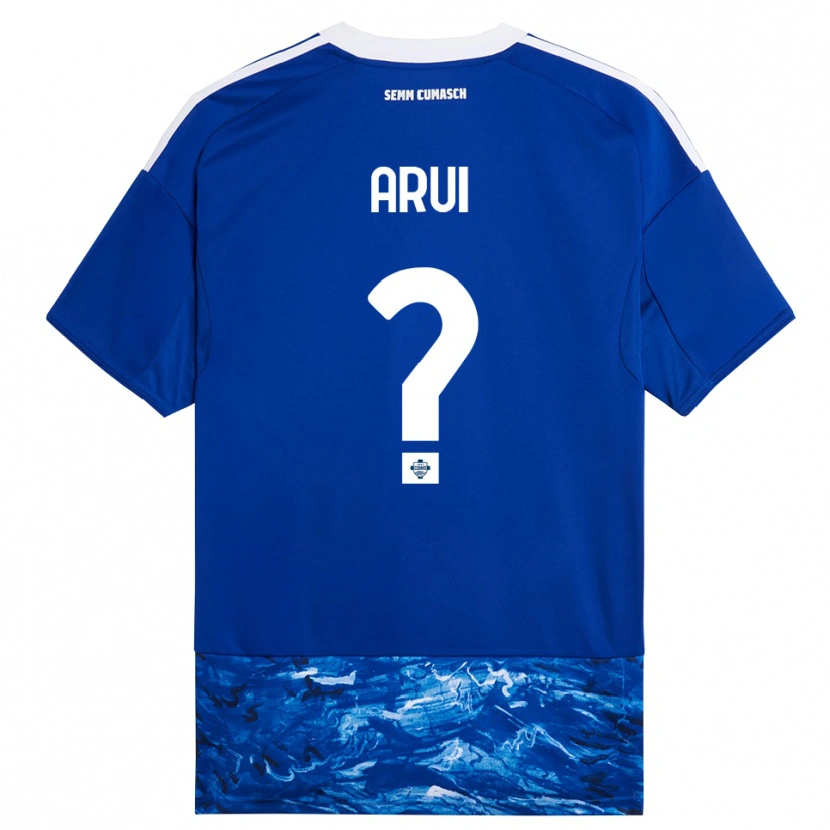 Danxen Women Stefano Arui #0 Blue White Home Jersey 2025/26 T-Shirt