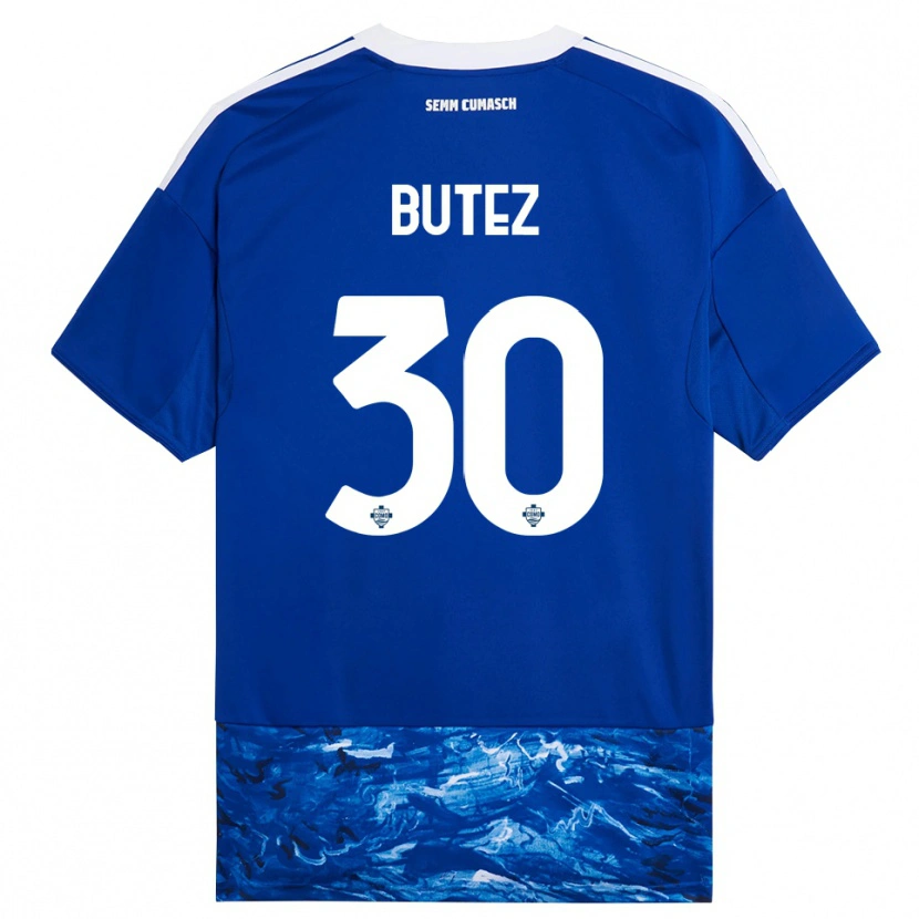 Danxen Women Jean Butez #30 Blue White Home Jersey 2025/26 T-Shirt