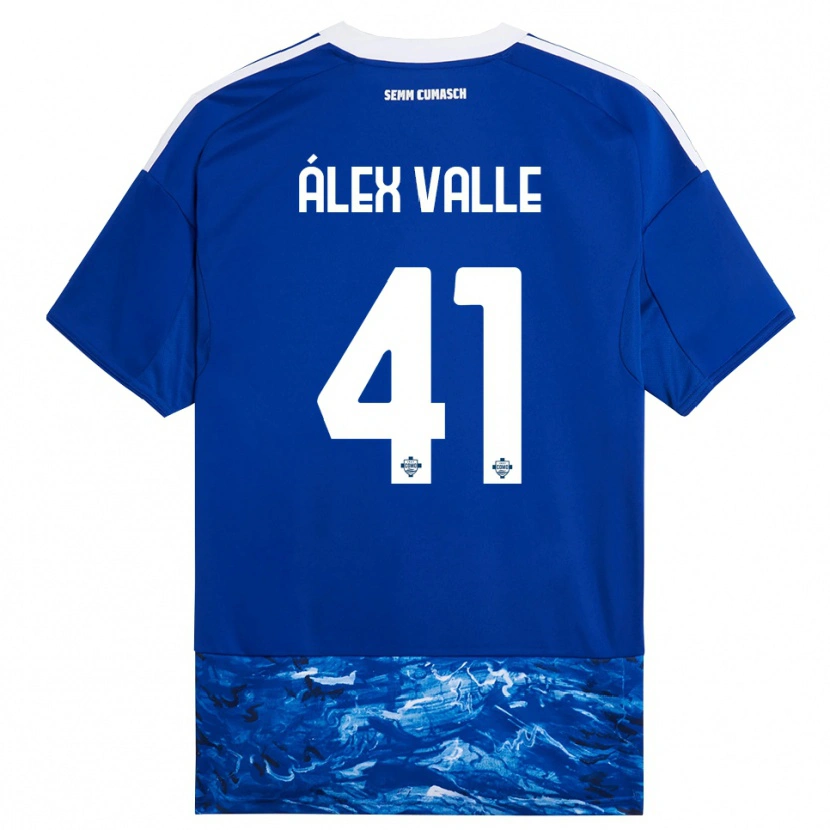 Danxen Women Álex Valle #41 Blue White Home Jersey 2025/26 T-Shirt
