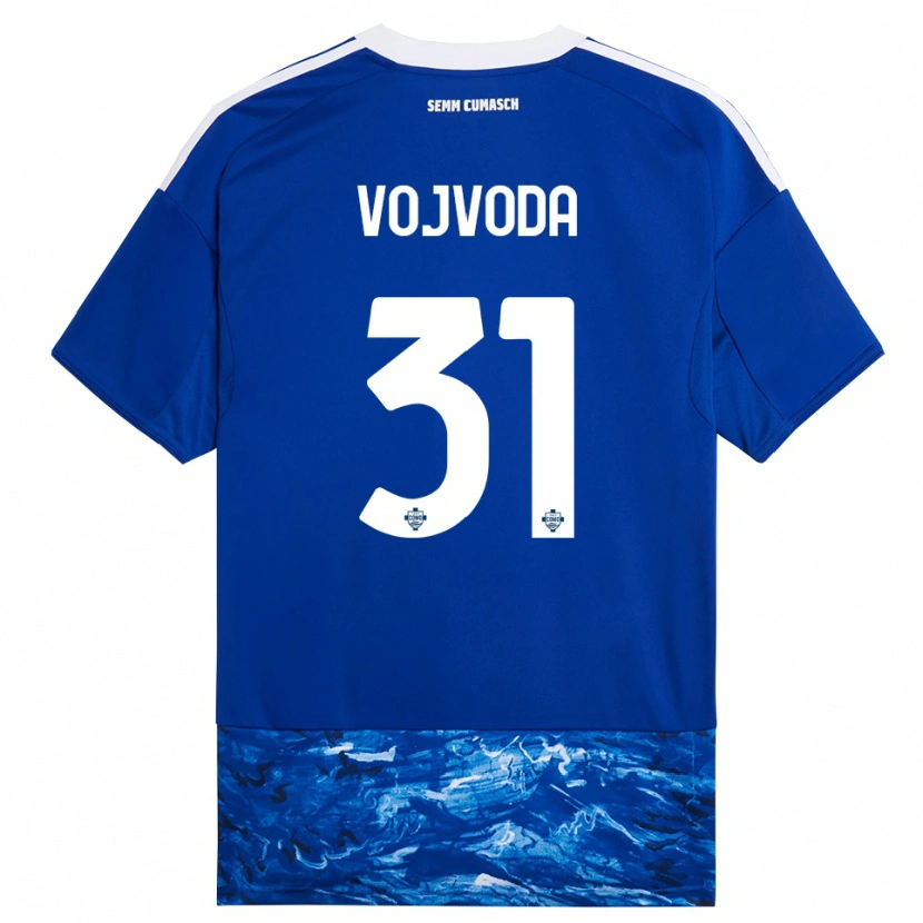 Danxen Women Mërgim Vojvoda #31 Blue White Home Jersey 2025/26 T-Shirt