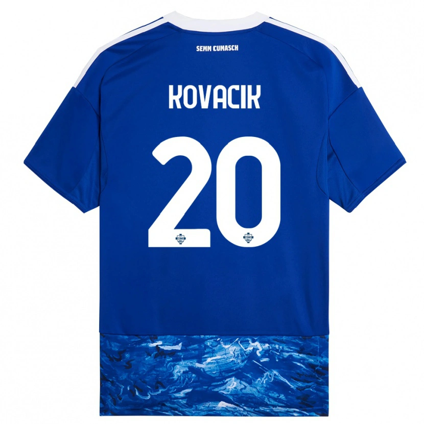 Danxen Women Peter Kovacik #20 Blue White Home Jersey 2025/26 T-Shirt